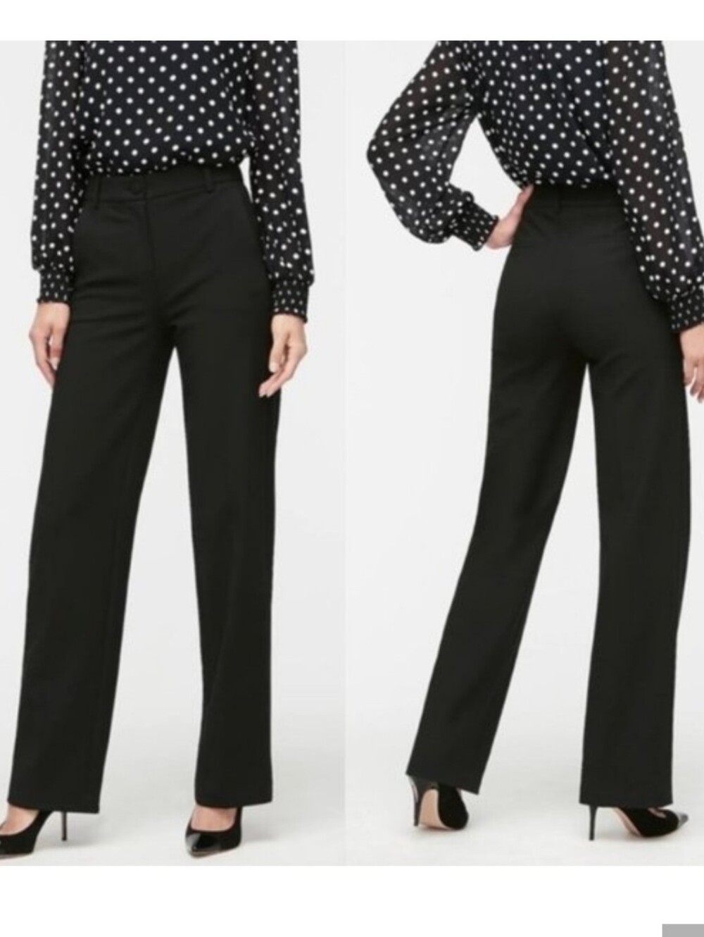 J. Crew Full-length Peyton Pants in Four-Season Stretch - Black - Size 8